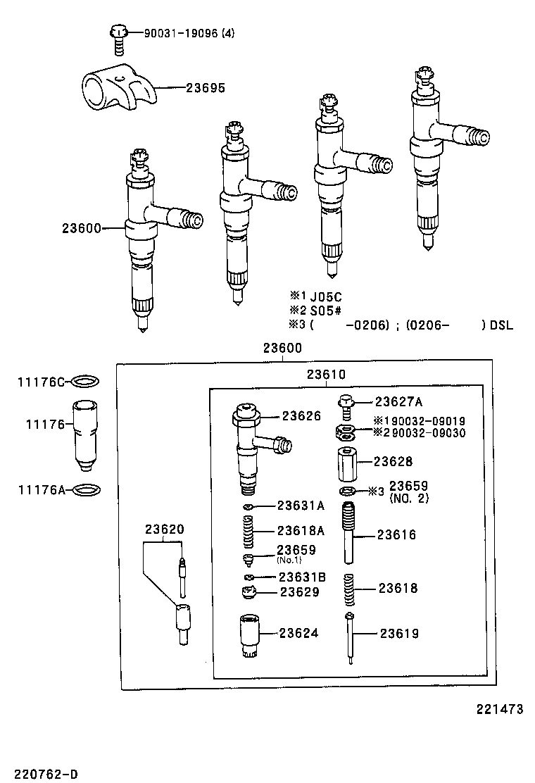  DYNA TOYOACE |  INJECTION NOZZLE