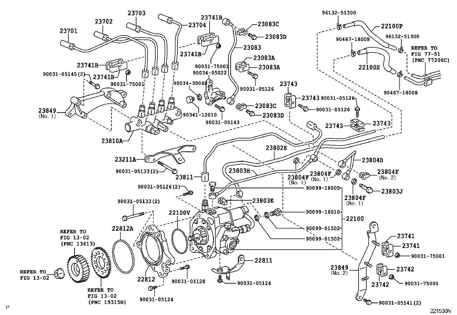  DYNA TOYOACE |  INJECTION PUMP ASSEMBLY