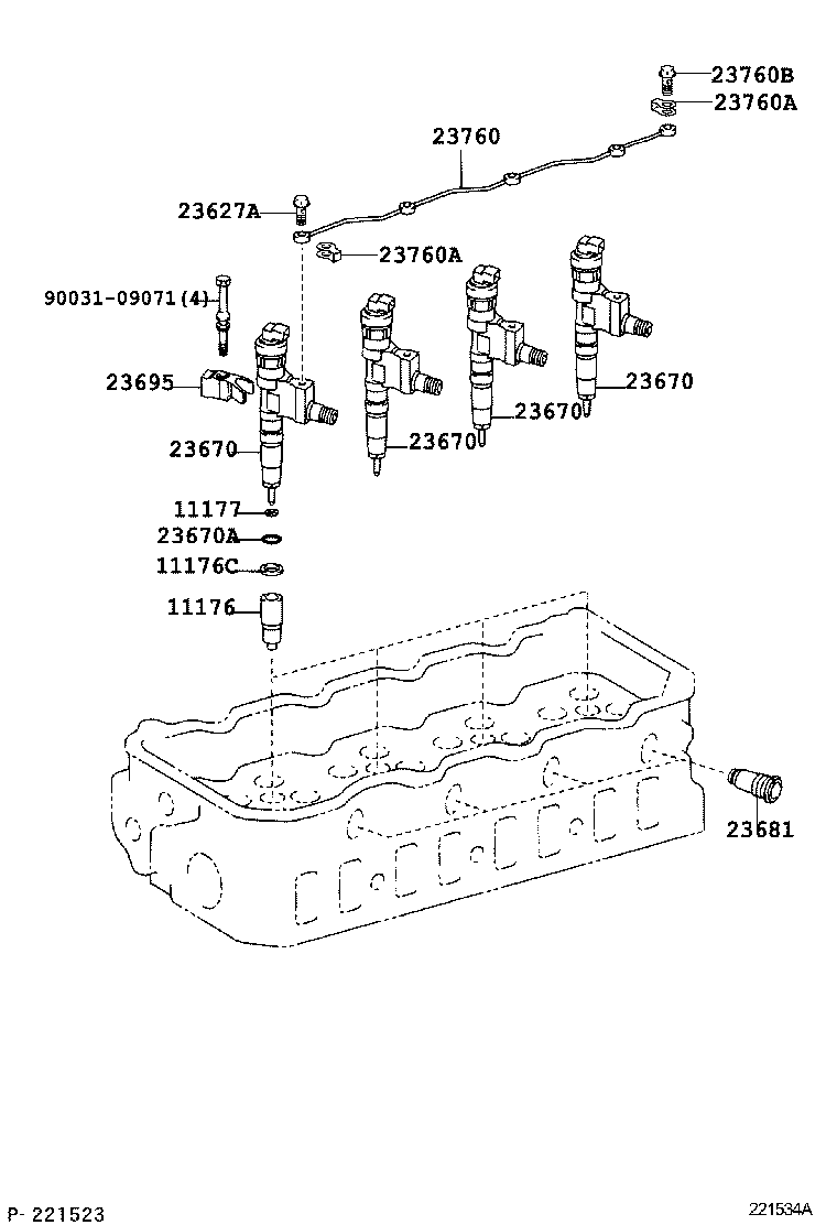  DYNA TOYOACE HV |  INJECTION NOZZLE