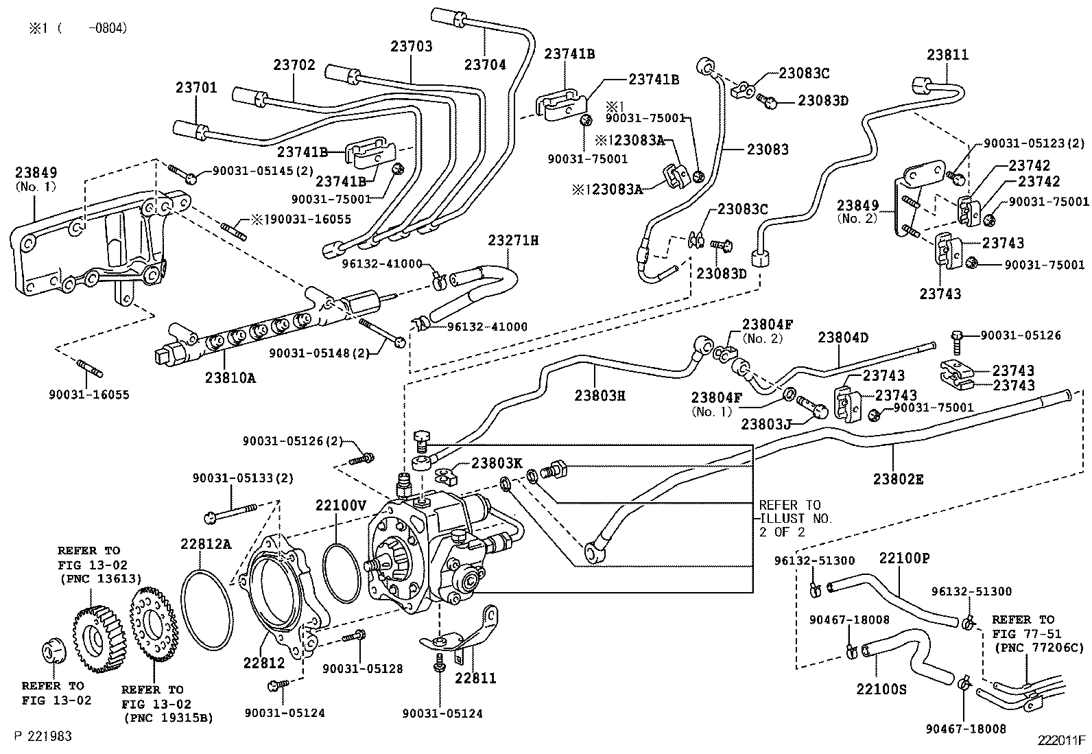  DYNA TOYOACE |  INJECTION PUMP ASSEMBLY