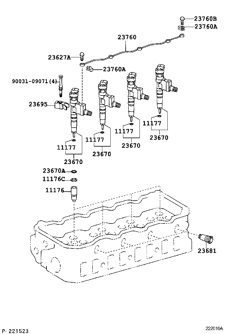  DYNA TOYOACE HV |  INJECTION NOZZLE