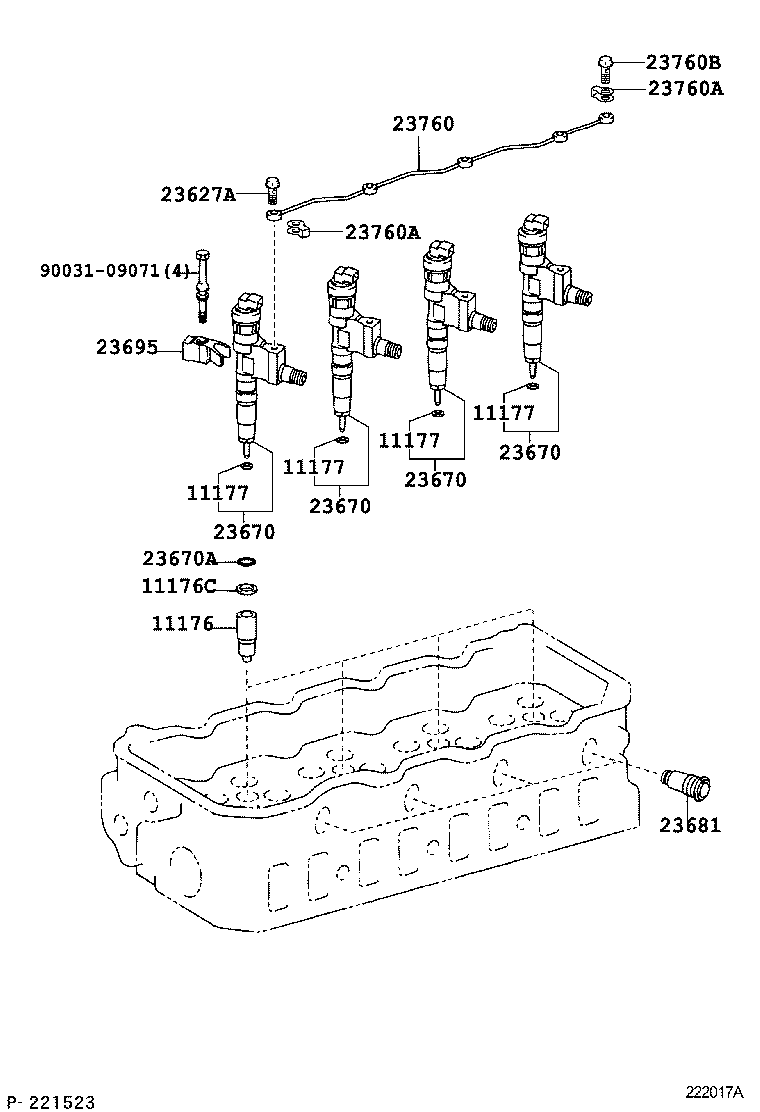  DYNA TOYOACE HV |  INJECTION NOZZLE