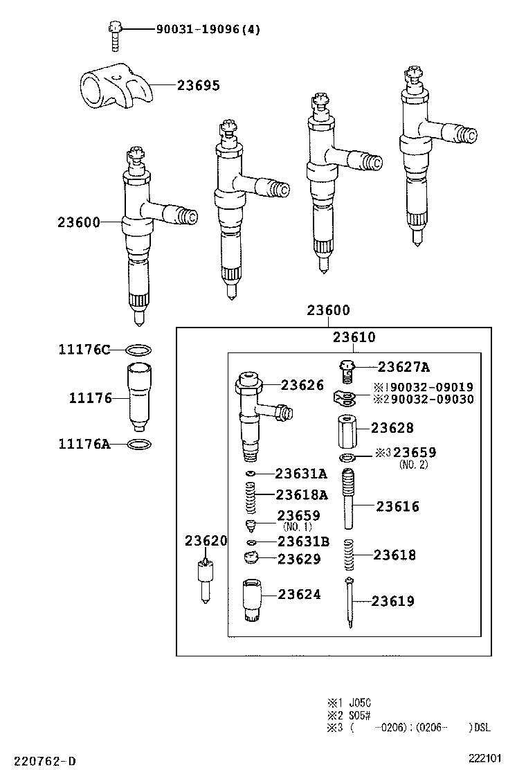  DYNA TOYOACE |  INJECTION NOZZLE