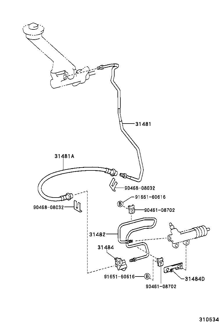  ALTEZZA ALTEZZA GITA |  CLUTCH PEDAL FLEXIBLE HOSE