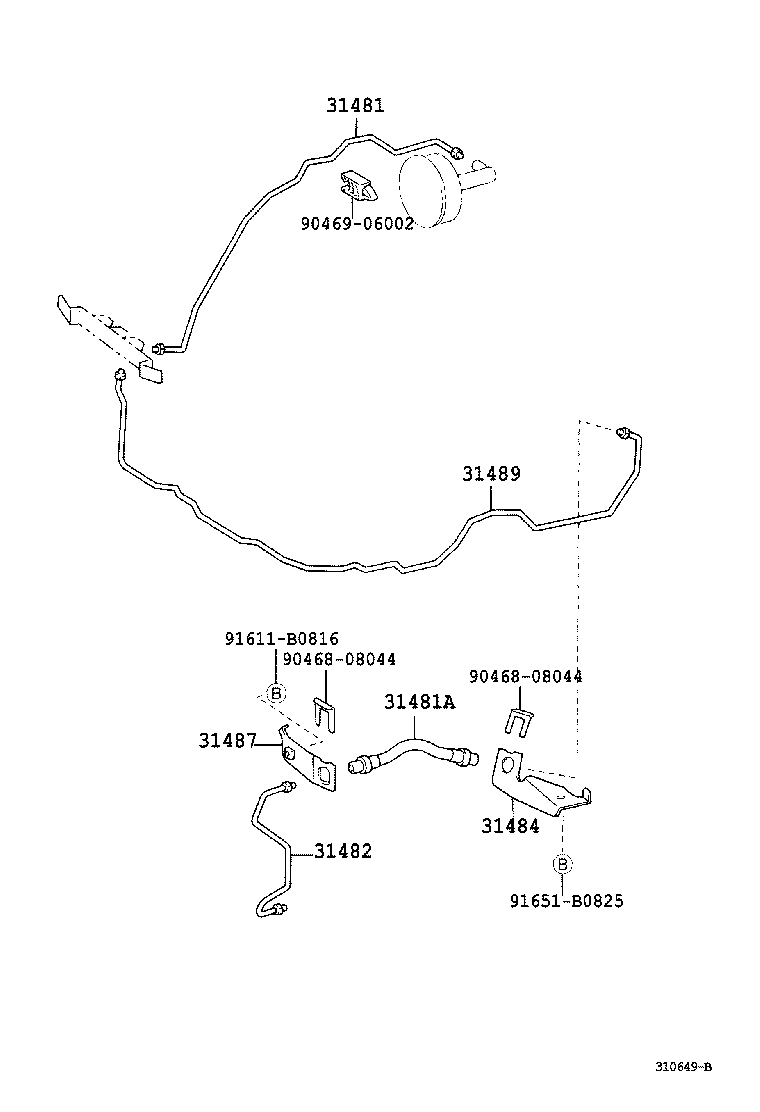  QUICK DELI URBAN SUP |  CLUTCH PEDAL FLEXIBLE HOSE