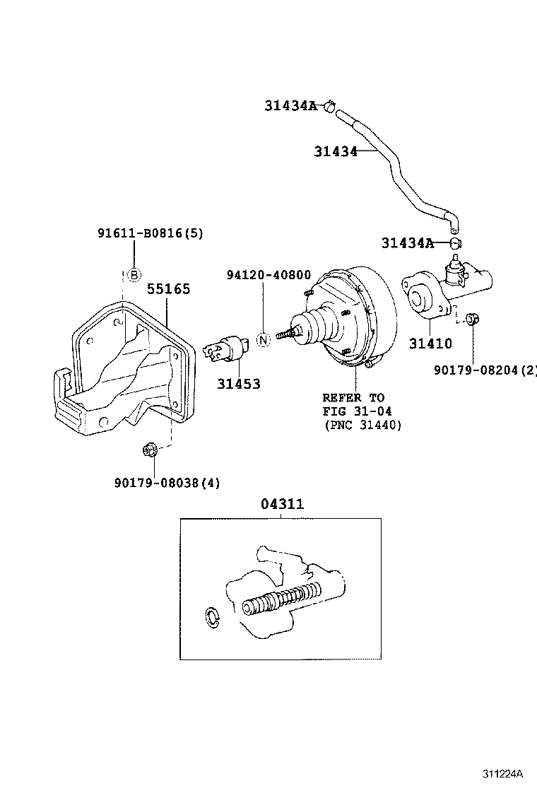  DYNA TOYOACE HV |  CLUTCH MASTER CYLINDER