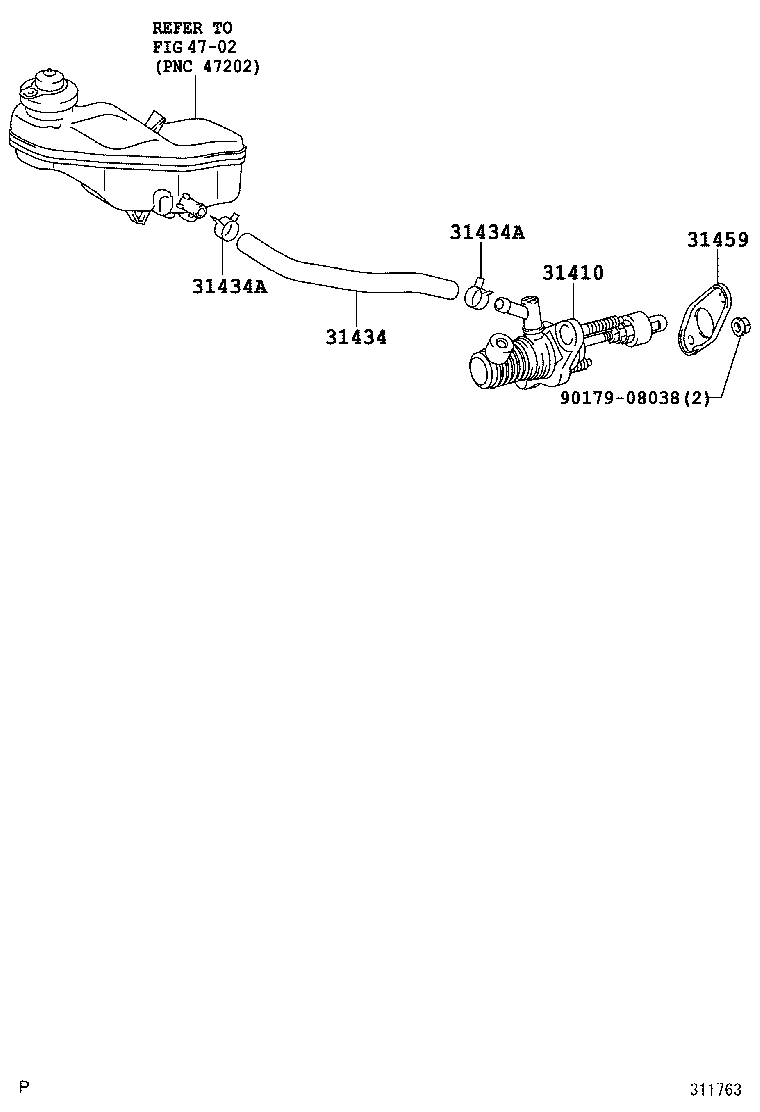  AURIS |  CLUTCH MASTER CYLINDER