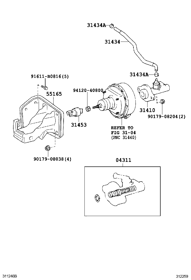  DYNA TOYOACE HV |  CLUTCH MASTER CYLINDER