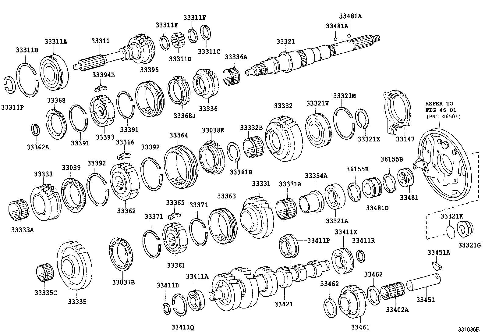  DYNA TOYOACE |  TRANSMISSION GEAR MTM