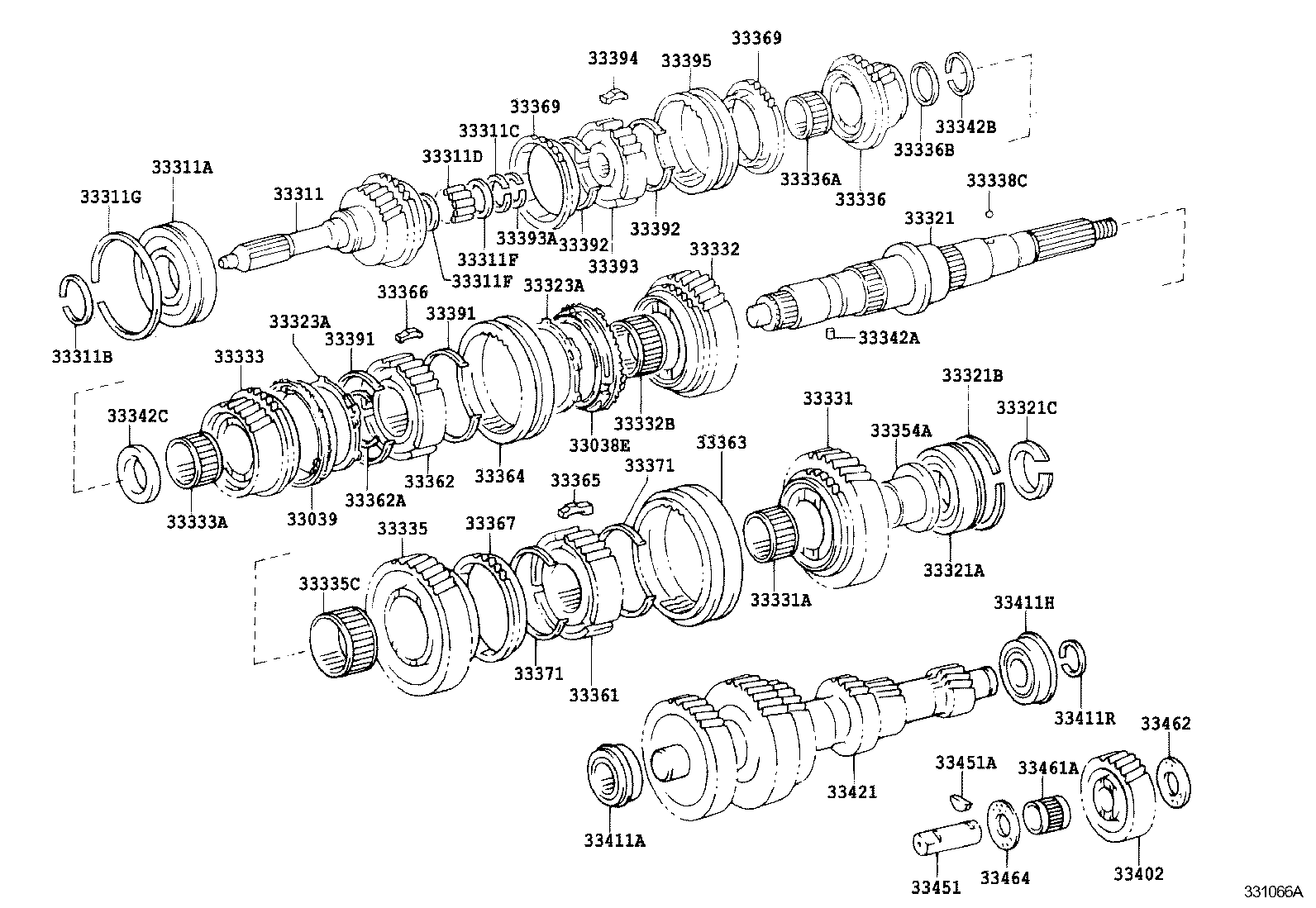  DYNA TOYOACE |  TRANSMISSION GEAR MTM