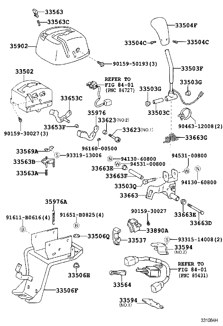  DYNA TOYOACE |  SHIFT LEVER RETAINER