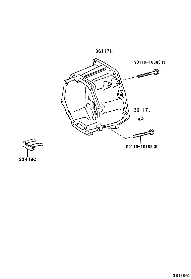  LITE TOWNACE |  EXTENSION HOUSING MTM