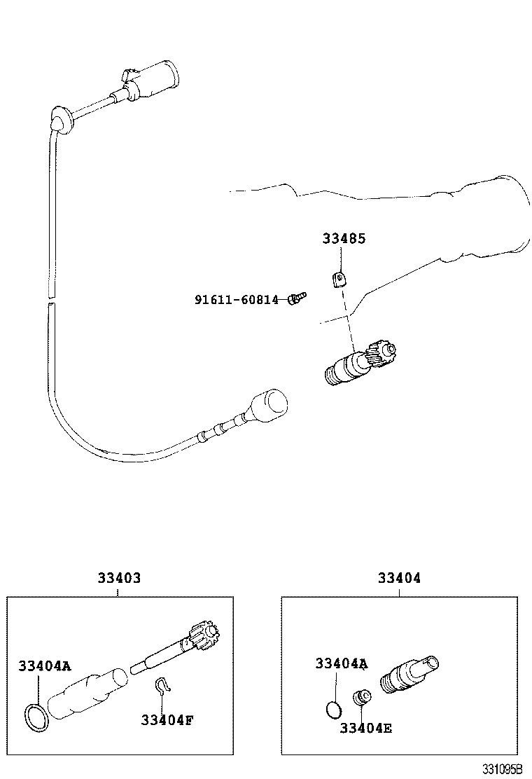  LITE TOWNACE |  SPEEDOMETER DRIVEN GEAR MTM