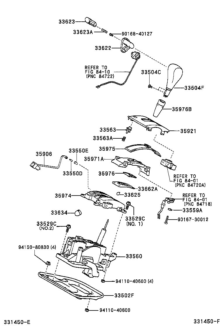  KLUGER L V |  SHIFT LEVER RETAINER