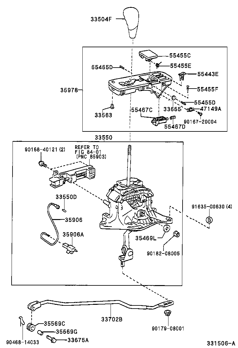  SOARER SC430 |  SHIFT LEVER RETAINER