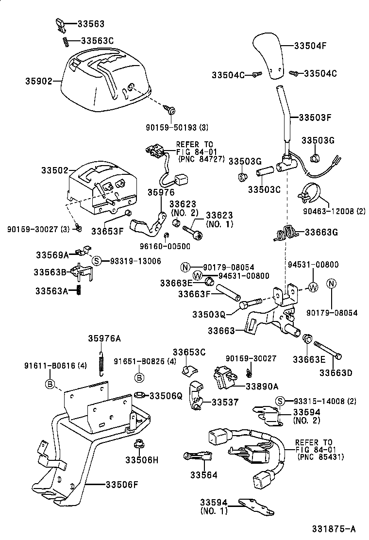  DYNA TOYOACE |  SHIFT LEVER RETAINER