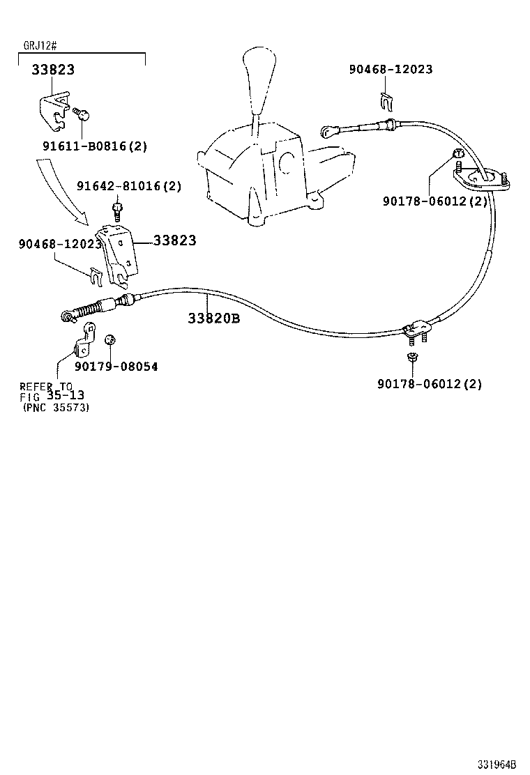  LAND CRUISER PRADO |  SHIFT LEVER RETAINER