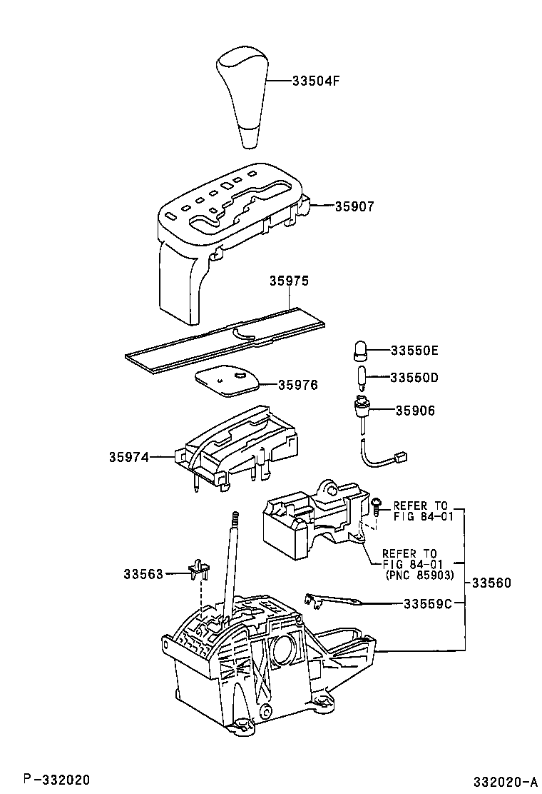  HILUX SURF |  SHIFT LEVER RETAINER