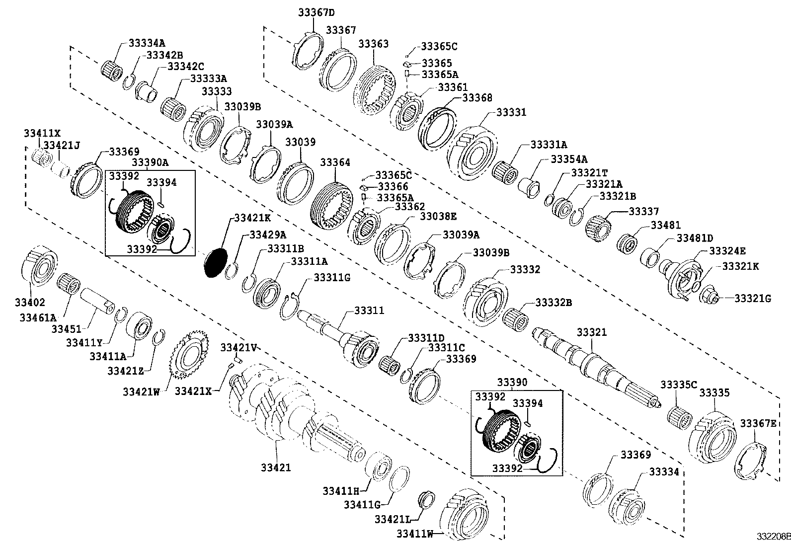  DYNA TOYOACE |  TRANSMISSION GEAR MTM
