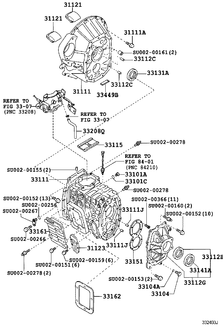  DYNA TOYOACE |  CLUTCH HOUSING TRANSMISSION CASE MTM