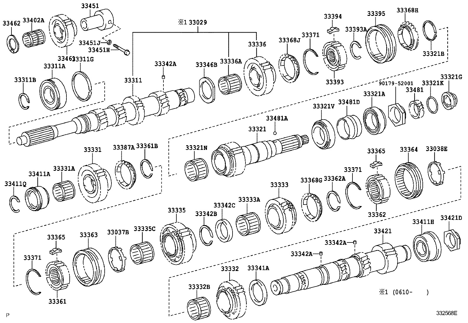  DYNA TOYOACE |  TRANSMISSION GEAR MTM