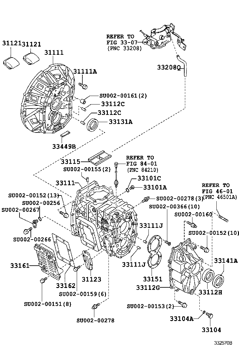 DYNA TOYOACE | CLUTCH HOUSING TRANSMISSION CASE MTM