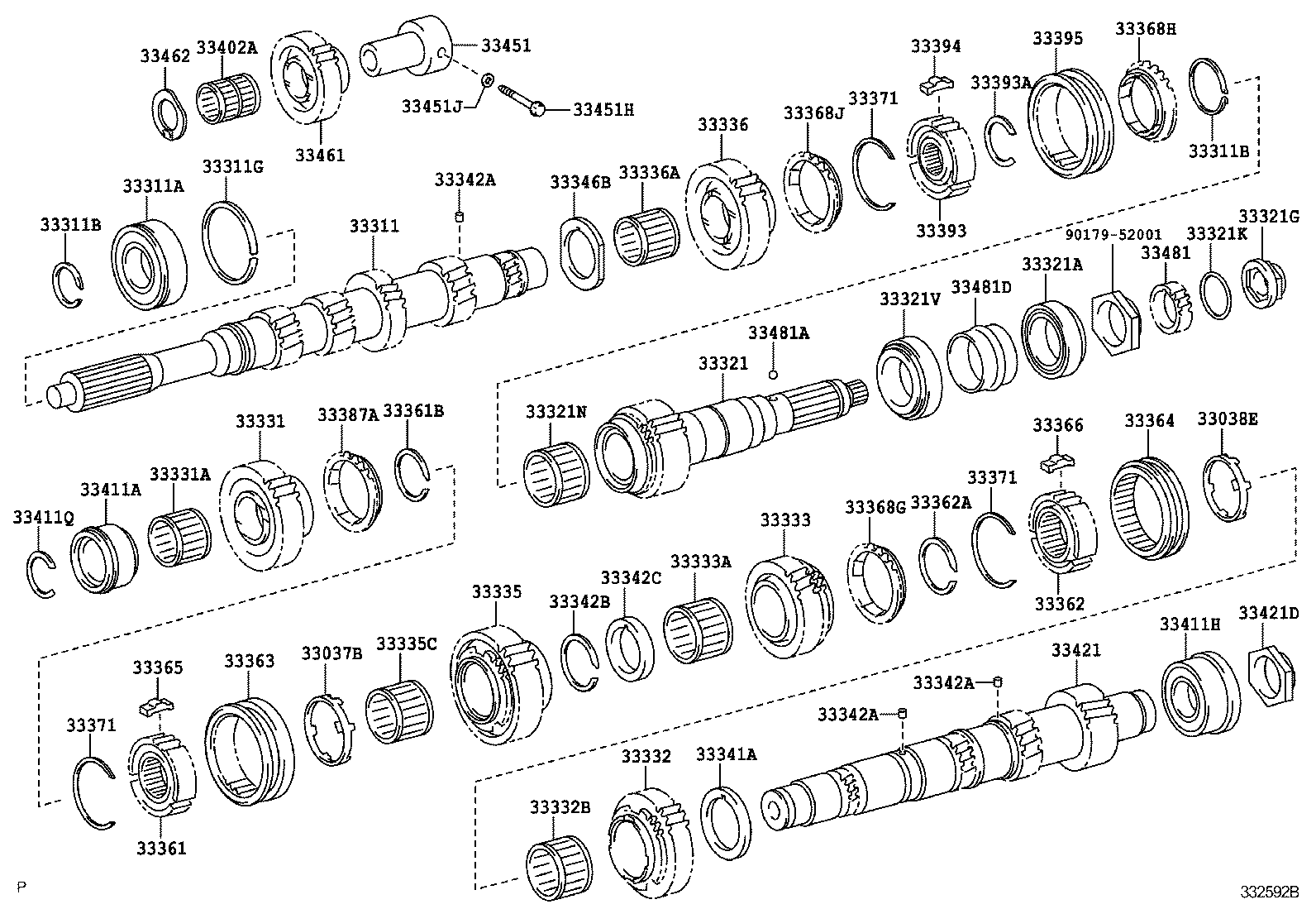 DYNA TOYOACE |  TRANSMISSION GEAR MTM