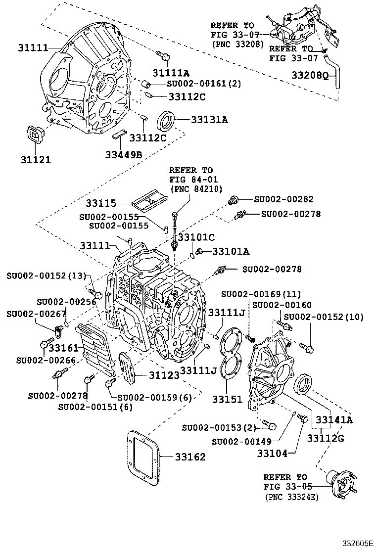 DYNA TOYOACE | CLUTCH HOUSING TRANSMISSION CASE MTM