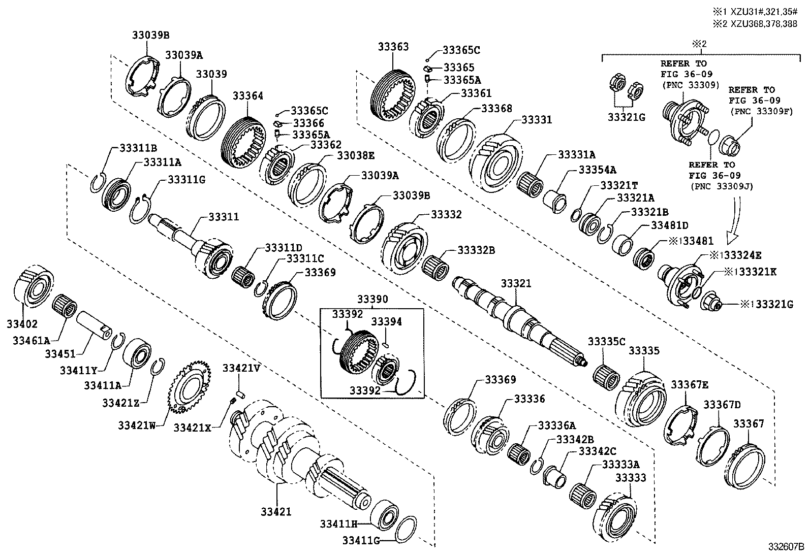  DYNA TOYOACE |  TRANSMISSION GEAR MTM
