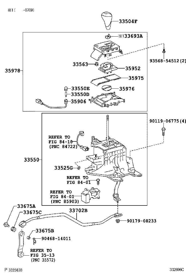  GS460 430 350 |  SHIFT LEVER RETAINER