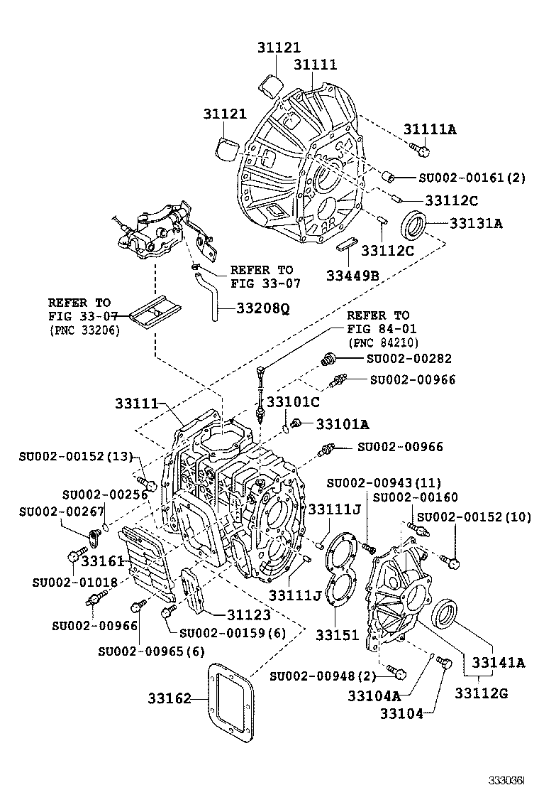  DYNA TOYOACE |  CLUTCH HOUSING TRANSMISSION CASE MTM