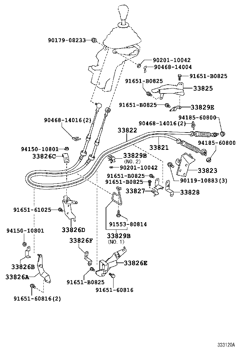  DYNA TOYOACE |  SHIFT LEVER RETAINER