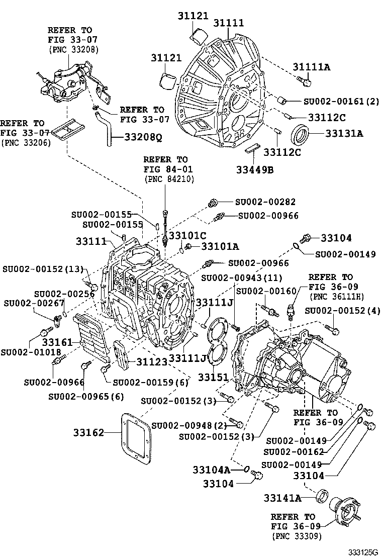 DYNA TOYOACE | CLUTCH HOUSING TRANSMISSION CASE MTM