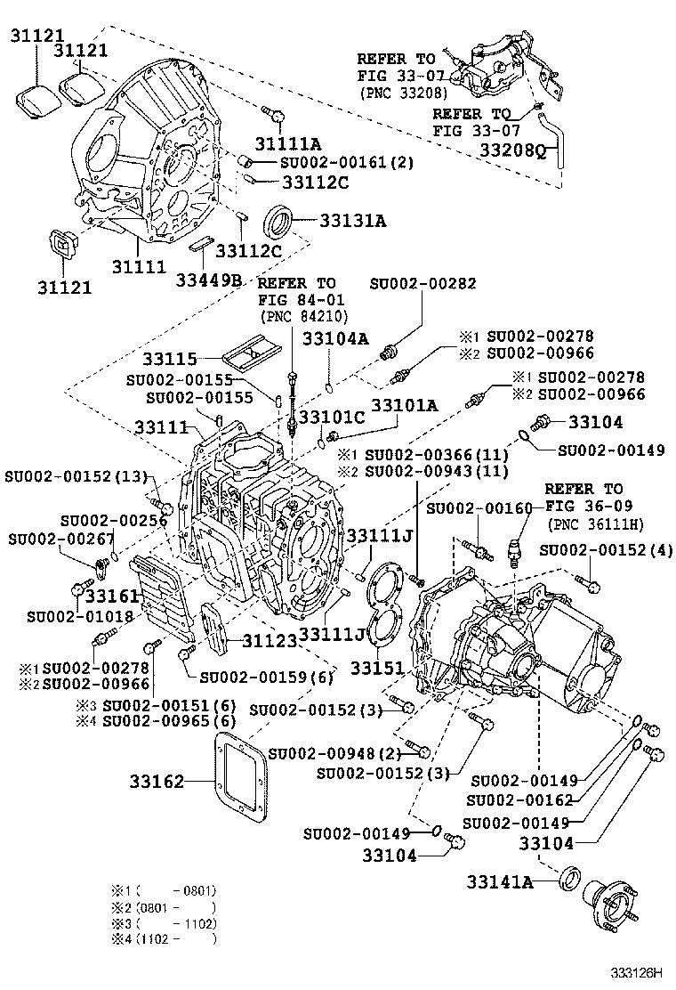  DYNA TOYOACE |  CLUTCH HOUSING TRANSMISSION CASE MTM