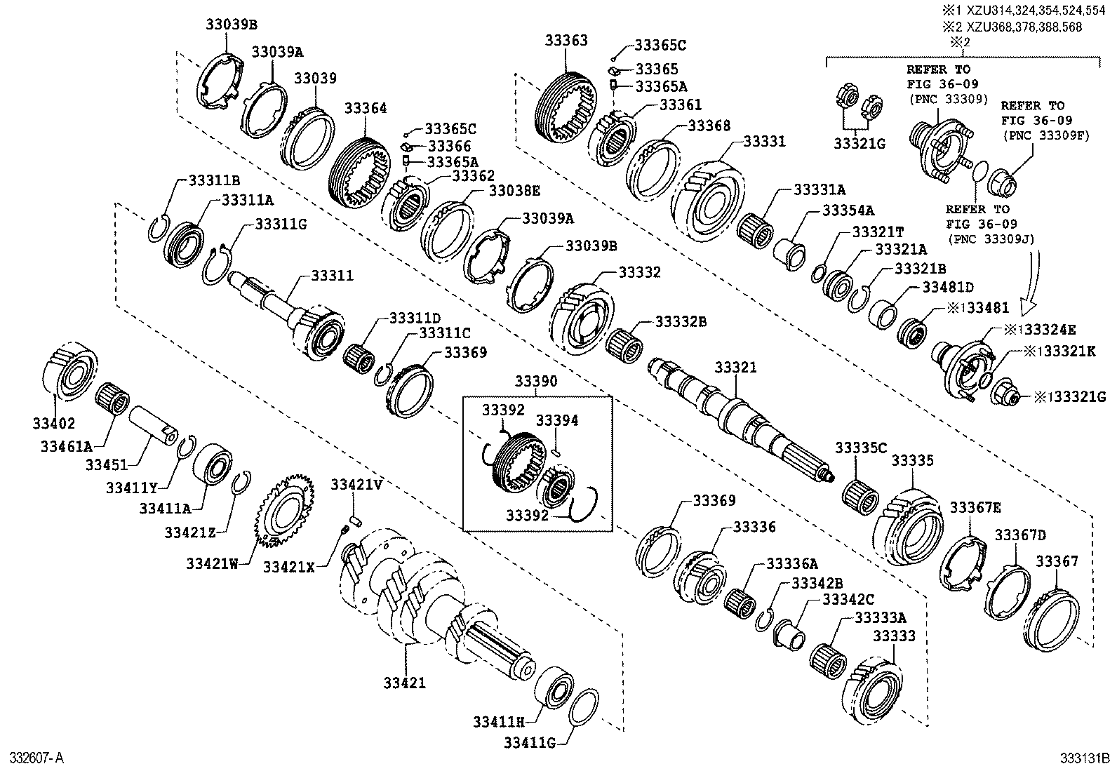  DYNA TOYOACE |  TRANSMISSION GEAR MTM
