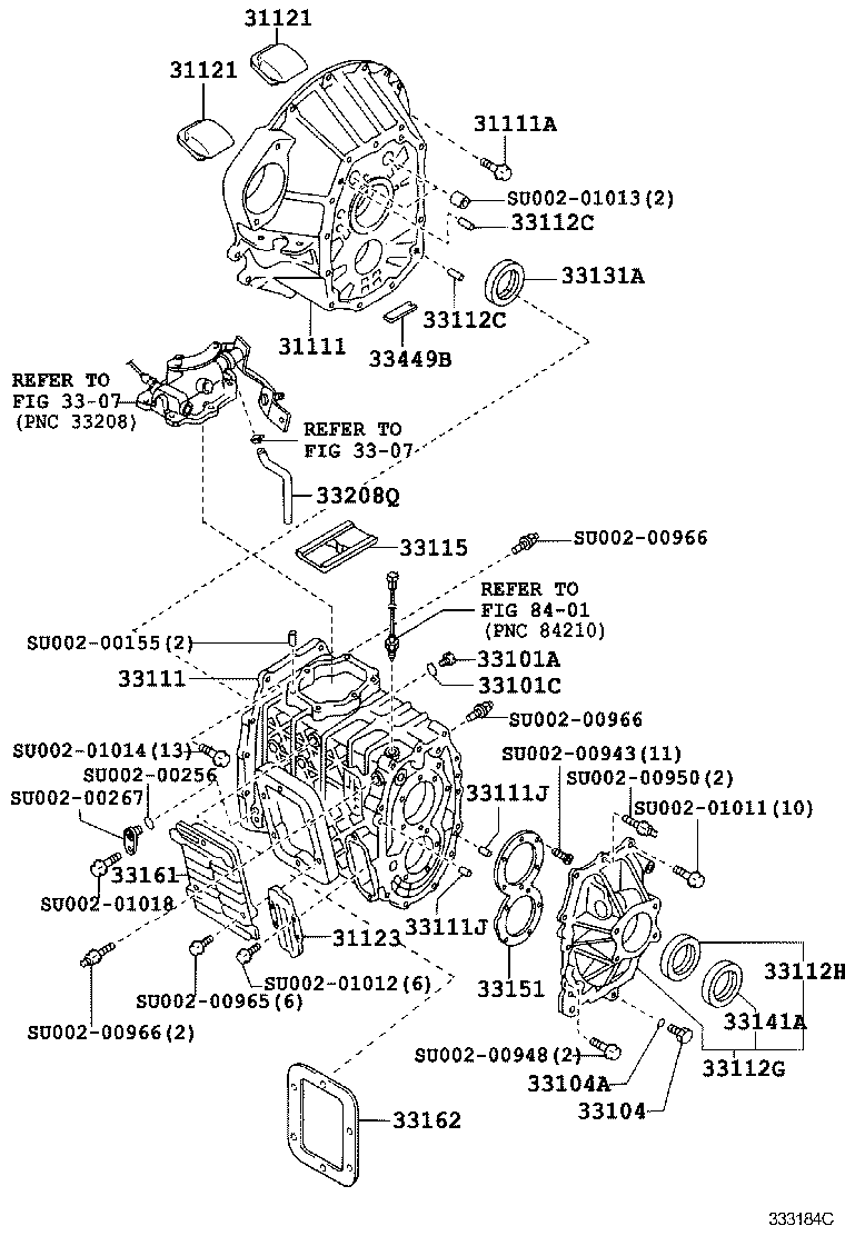  DYNA TOYOACE |  CLUTCH HOUSING TRANSMISSION CASE MTM