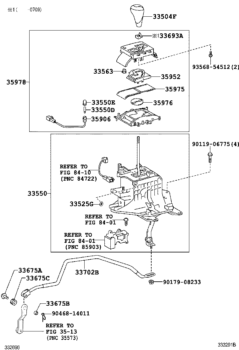  GS460 430 350 |  SHIFT LEVER RETAINER