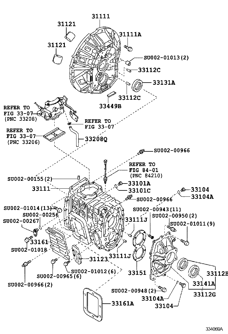  DYNA TOYOACE |  CLUTCH HOUSING TRANSMISSION CASE MTM
