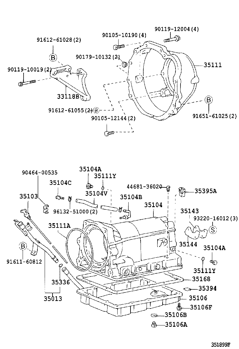  LITE TOWNACE |  TRANSMISSION CASE OIL PAN ATM