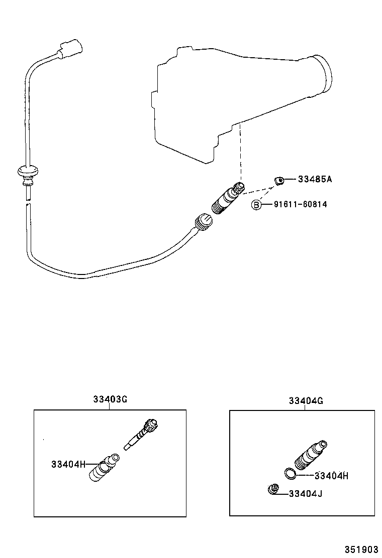 LITE TOWNACE |  SPEEDOMETER DRIVEN GEAR ATM