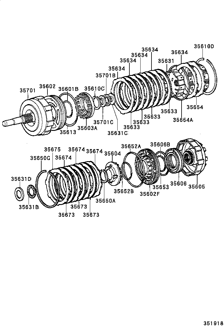  LITE TOWNACE |  BRAKE BAND MULTIPLE DISC CLUTCH ATM