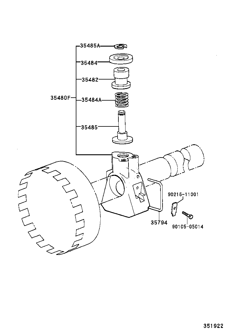  LITE TOWNACE |  REAR OIL PUMP GOVERNOR ATM