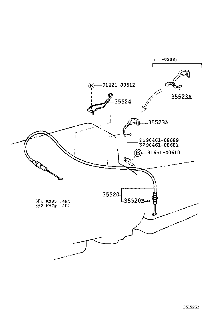  LITE TOWNACE |  THROTTLE LINK VALVE LEVER ATM