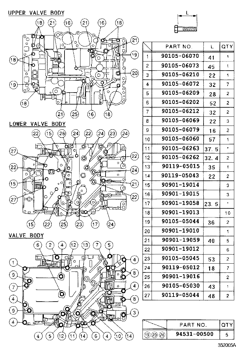  DYNA TOYOACE |  VALVE BODY OIL STRAINER ATM