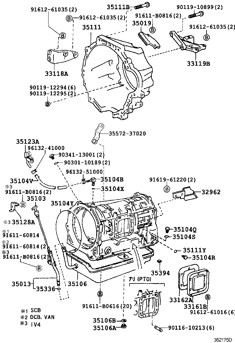  DYNA TOYOACE |  TRANSMISSION CASE OIL PAN ATM