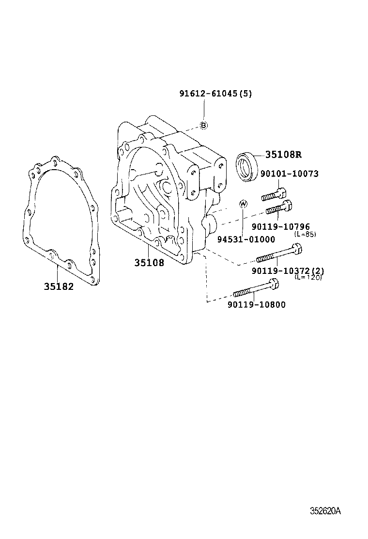  DYNA TOYOACE |  EXTENSION HOUSING ATM