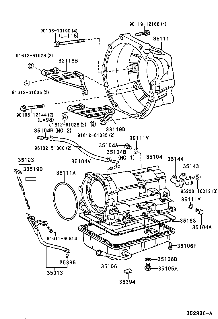  MARK 2 MARK 2 BLIT |  TRANSMISSION CASE OIL PAN ATM