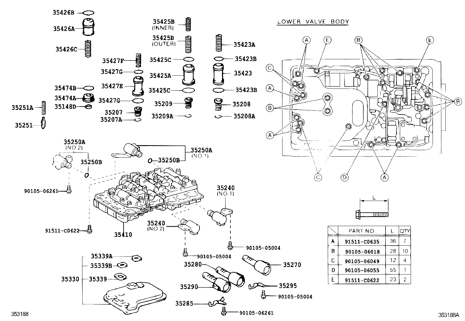  PROGRES |  VALVE BODY OIL STRAINER ATM
