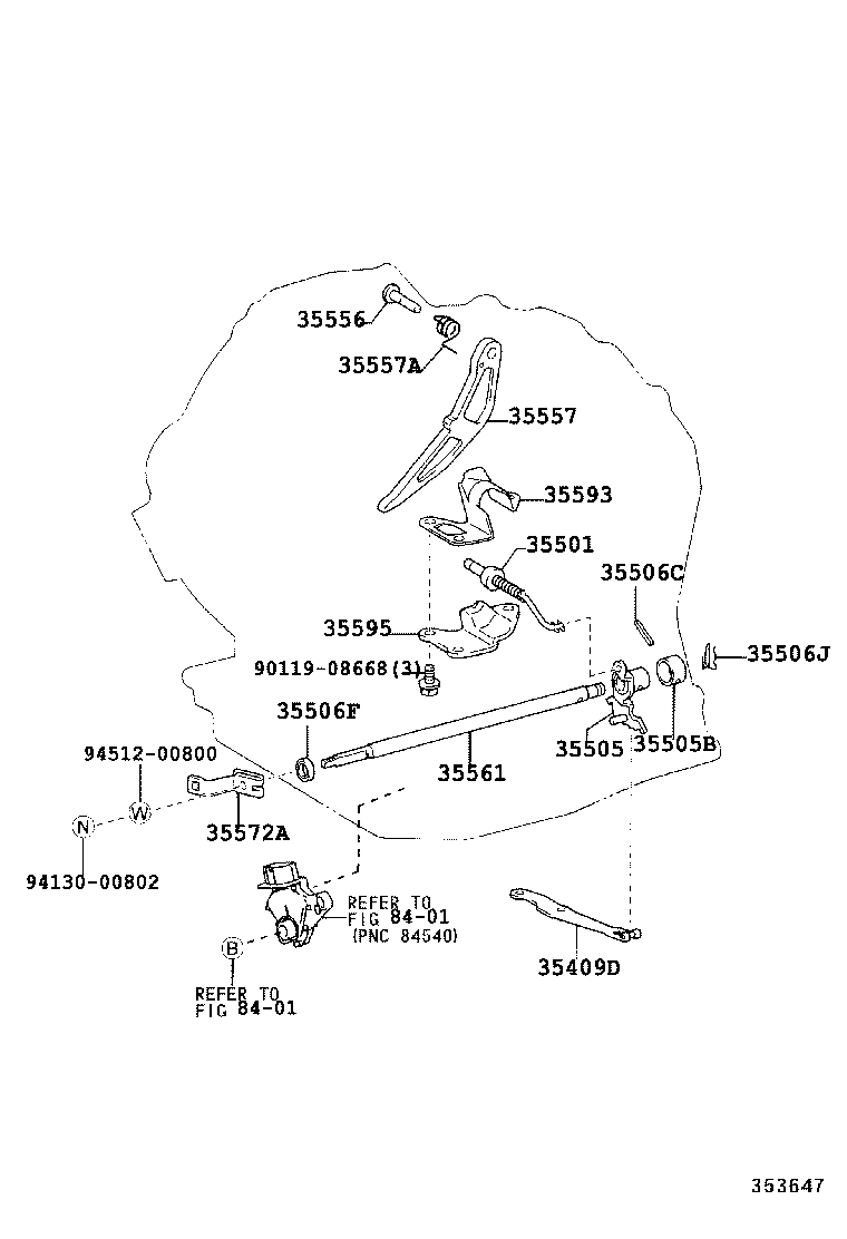  WISH |  THROTTLE LINK VALVE LEVER ATM