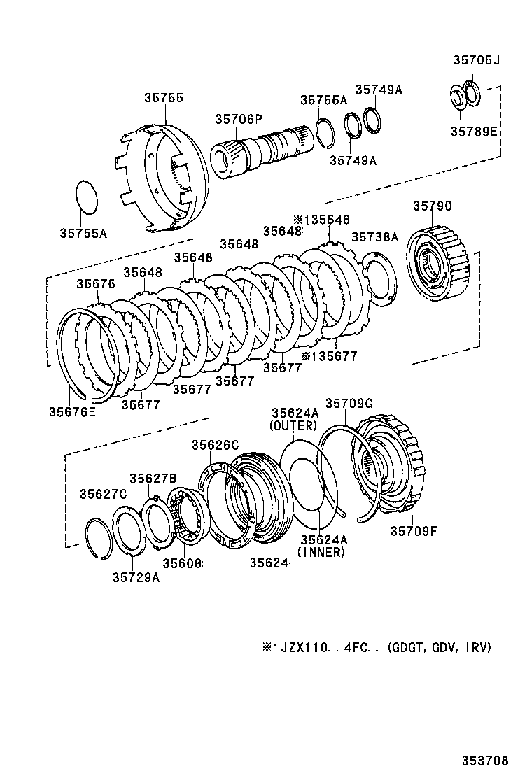 MARK 2 MARK 2 BLIT | CENTER SUPPORT PLANETARY SUN GEAR ATM